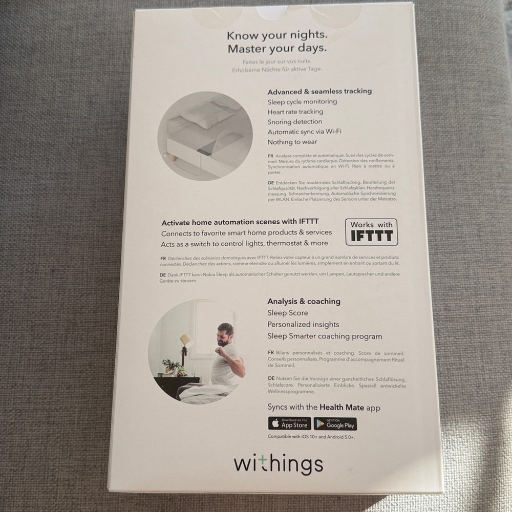 Withings Sleep Tracking Mat - Picture 2 of 2